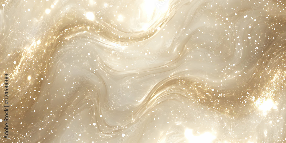 Canvas Prints shimmering gold abstract: a mesmerizing abstract background featuring fluid, swirling patterns of sh