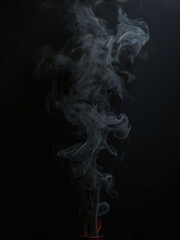 the AI Image Generator, Dark Background with Subtle Glowing Sparks