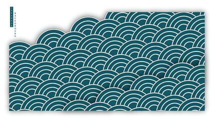 Wave japanese pattren