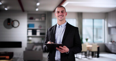 Fototapeta premium Real Estate House Appraisal And Property Check.