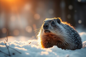 Obraz premium Groundhog Day