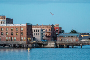 Evening views in Port Townsend, Washington. 