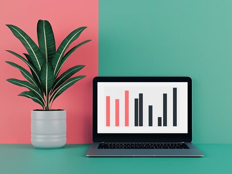 A clean design image of an online learning platform, showcasing a modern aesthetic suitable for educational technology concepts. Digital Learning