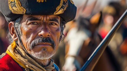 Proud Peruvian Cavalry Soldier from the Wars of Independence and War of the Pacific