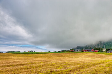 Fototapeta premium Farstad is a town in the county of Møre og Romsdal in the Vestlandet region of Norway.