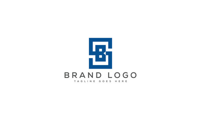 letter SB logo design vector template design for brand.