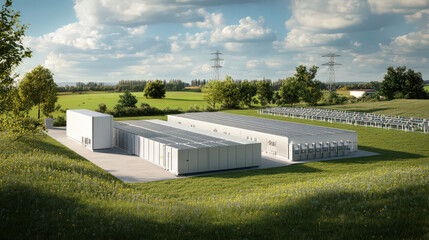 Energy storage on farm shows power and stability with landscape