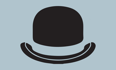 detective hat silhouette vector illustration  Silhouette Silhouette, Files for Cutting Cricut and Silhouette, Isolated on white background, Calligraphy t shirt svg 