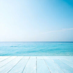 Obraz premium Minimalist abstract light blue background 