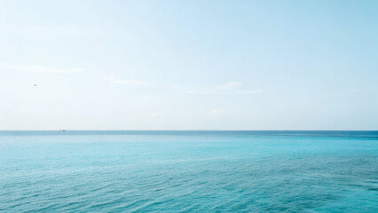 Obraz premium Minimalist abstract light blue background 