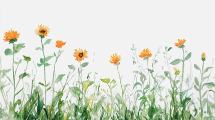 Elegant wedding invitation card background vector. Minimal hand painted watercolor botanical flowers texture template background. Design for wedding,vip cover, poster, rsvp moderncard, Valentine's Day