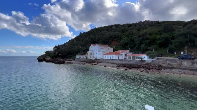 Amazing beach. Portinho da Arrabida beach in setubal portugal
