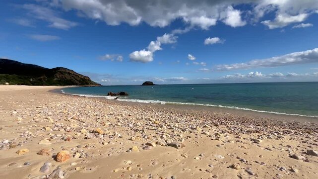 Amazing beach. Portinho da Arrabida beach in setubal portugal