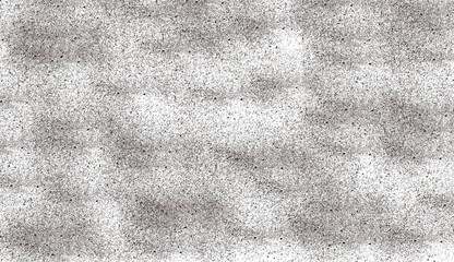 Dust and ash explosion on transparent background