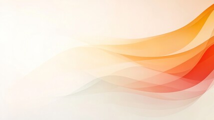 Fototapeta premium Vibrant Abstract Lines in Yellow and Red for Dynamic Graphic Background