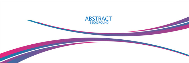  Vector blue line background curve element with white space for text and message design, overlapping layers, vector