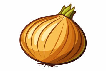 Onion vector illustration Contains mesh
