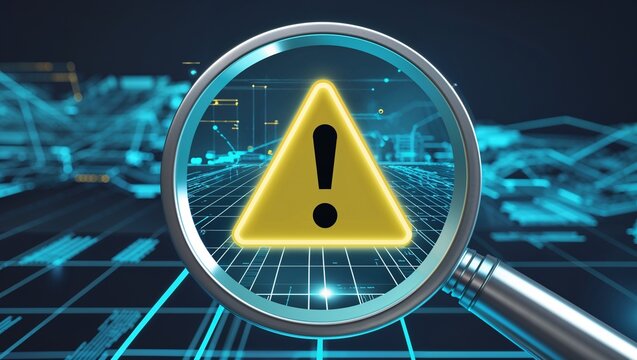 A Futuristic Warning Alert System Concept, Featuring High-Tech Interfaces, Neon Lights, and Digital Displays, Designed to Deliver Critical Alerts in a Sleek, Modern and Intuitive Way