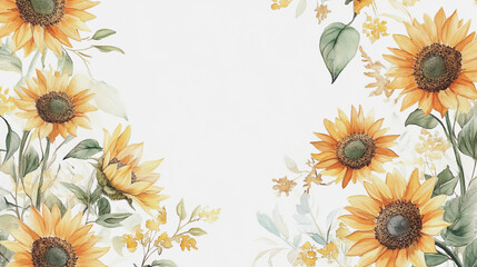 Elegant wedding invitation card background vector. Minimal hand painted watercolor botanical flowers texture template background. Design for wedding, vip cover, poster, rsvp moderncard.Valentine's Day