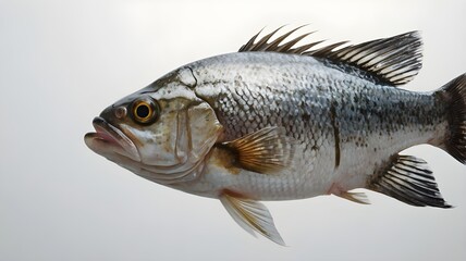 Fototapeta premium fish isolated on white background 