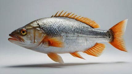 Fototapeta premium fish isolated on white background 