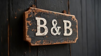B&B sign