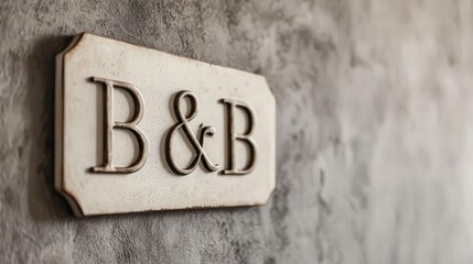 B&B sign