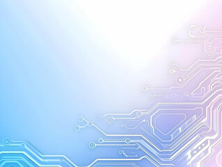 Abstract Circuit Board Background Illustration