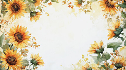 Elegant wedding invitation card background vector. Minimal hand painted watercolor botanical flowers texture template background. Design for wedding, vip cover, poster, rsvp moderncard.Valentine's Day