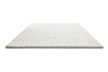 White carpet isolated on white