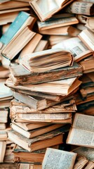 Obraz premium Stack of Vintage Books.