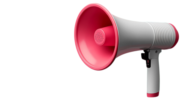 Megaphone on Transparent Background