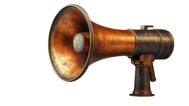 Megaphone on Transparent Background