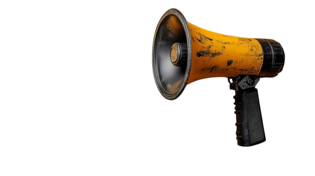Megaphone on Transparent Background