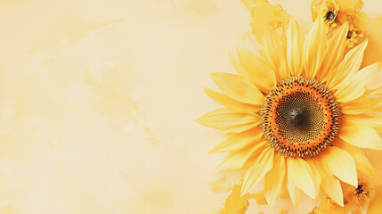 Obraz premium Elegant wedding invitation card background vector. Minimal hand painted watercolor botanical flowers texture template background. Design for wedding, vip cover, poster, rsvp moderncard.Valentine's Day