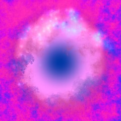 blue pink gradient blue pink clouds glowing stars 