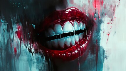 Crimson Scream: A Visceral Expression of Rage