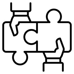 collaboration single icon