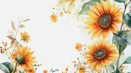 Elegant wedding invitation card background vector. Minimal hand painted watercolor botanical flowers texture template background. Design for wedding, vip cover, poster, rsvp moderncard.Valentine's Day