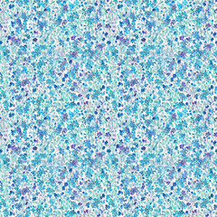 Vibrant floral pattern in soothing shades of blue and purple
