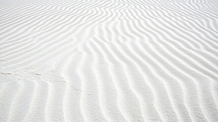 Obraz premium White sand dunes, wind patterns, desert landscape, textured background, nature photography