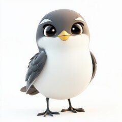 Animated depiction of a cheerful Storm-Petrel.