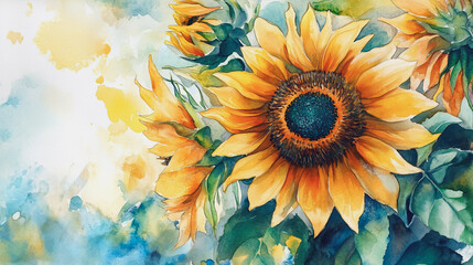 Elegant wedding invitation card background vector. Minimal hand painted watercolor botanical flowers texture template background. Design for wedding, vip cover, poster, rsvp moderncard.Valentine's Day