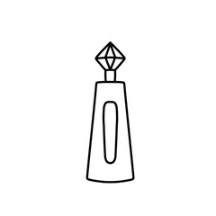 perfume bottle outline