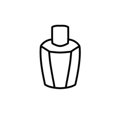 perfume bottle outline