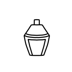perfume bottle outline