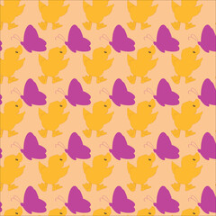seamless pattern with leaves