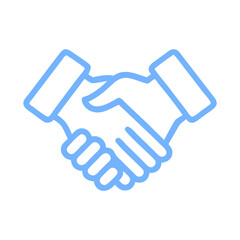 Handshake Icon Vector for Collaboration and Agreements