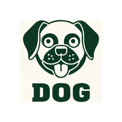 Playful Dog Graphic for Pet-Themed Projects