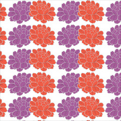 seamless pattern with flowers